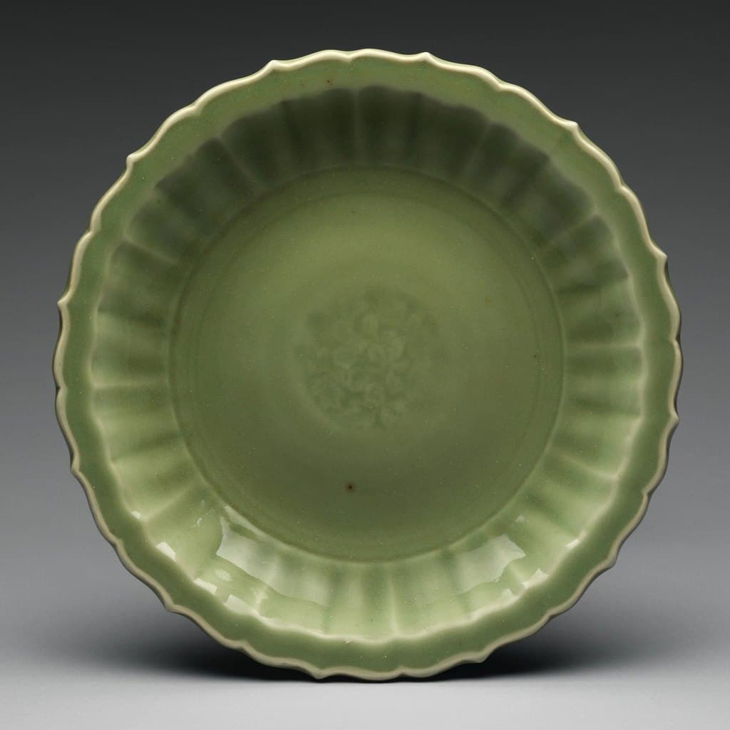 Celadon Fluted Bowl