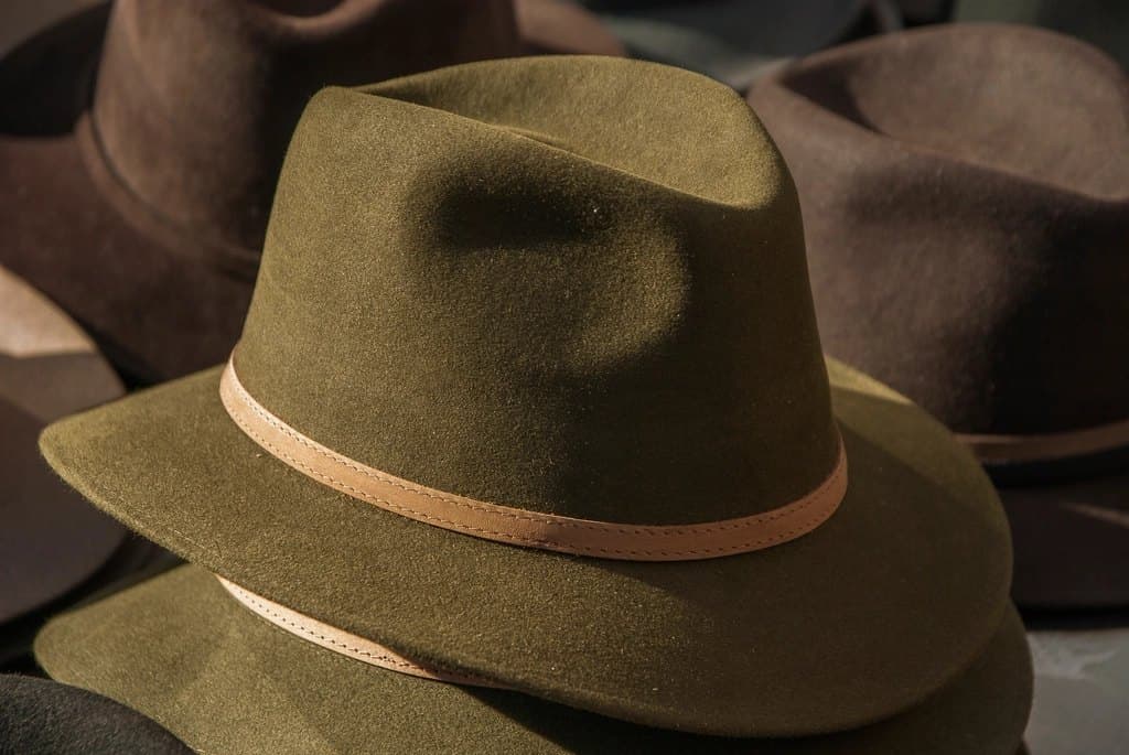 Olive Felt Hat