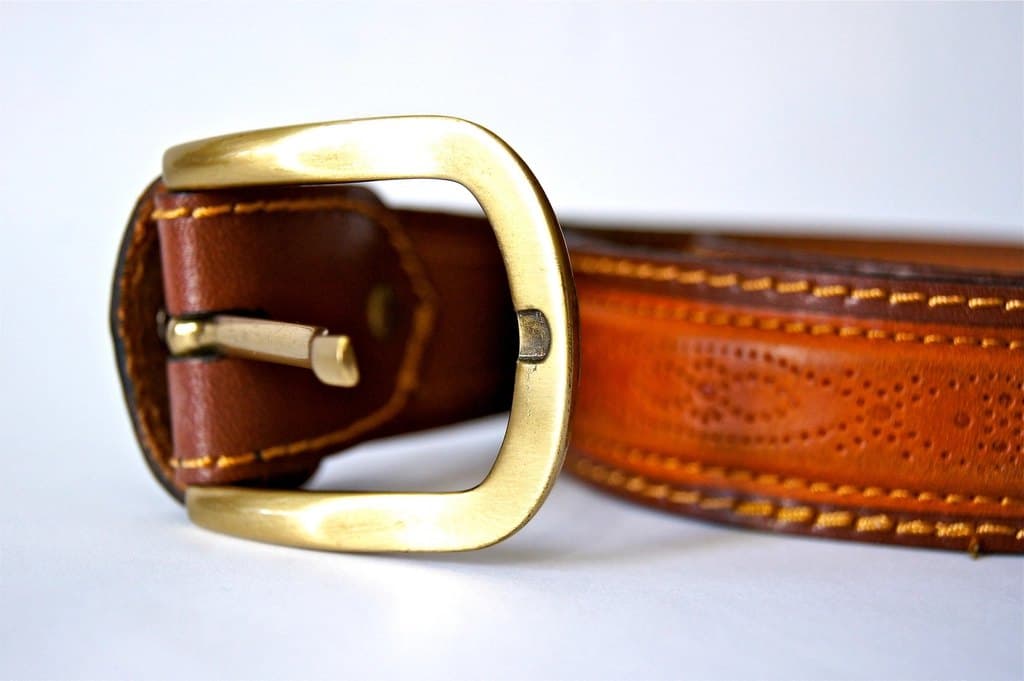 Brass-Buckle Belt
